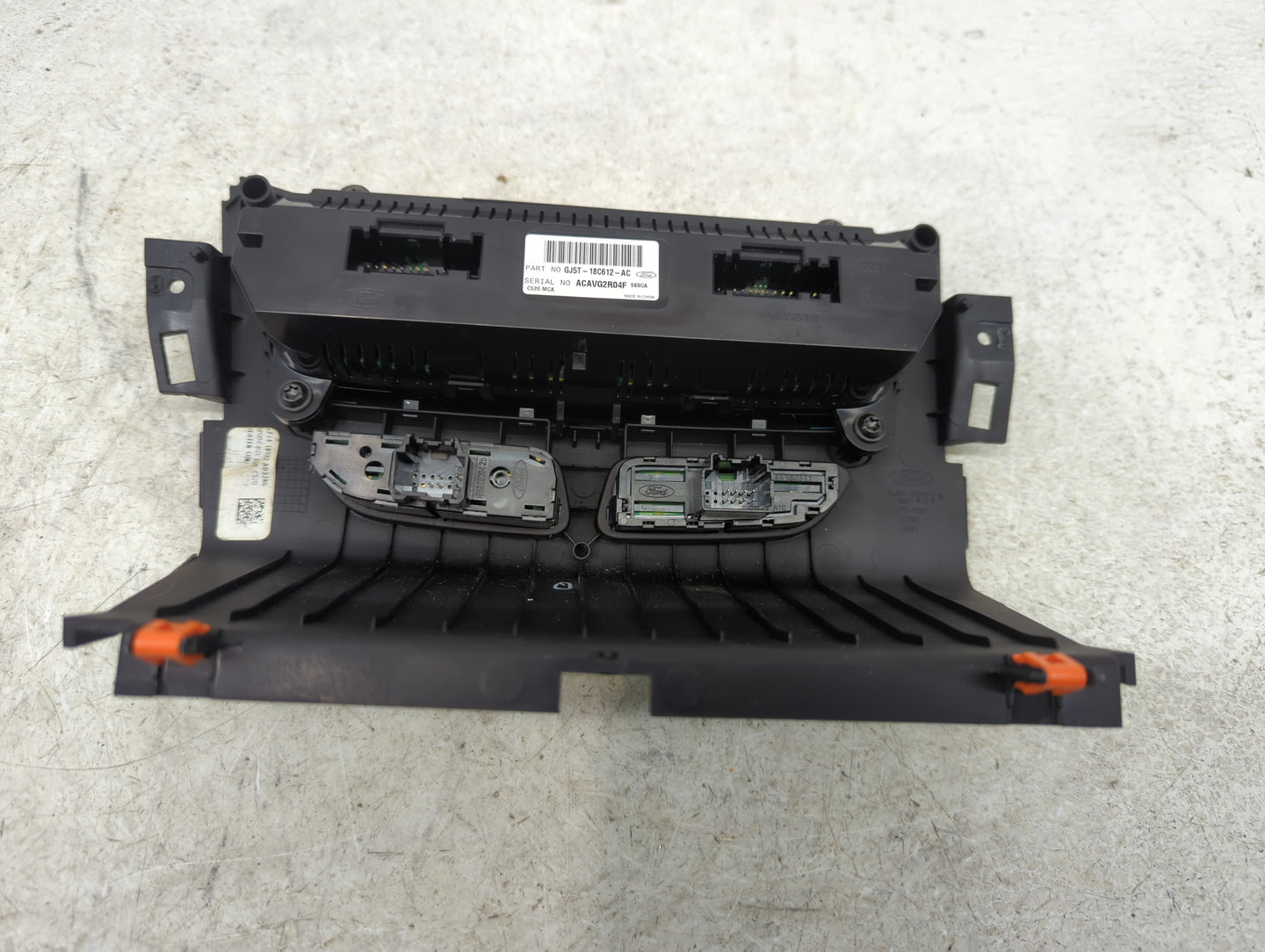 2017 Ford Escape Climate Control Module Temperature AC/Heater Replacement P/N:GJ5T-18C612-AC Fits OEM Used Auto Parts - Oemu