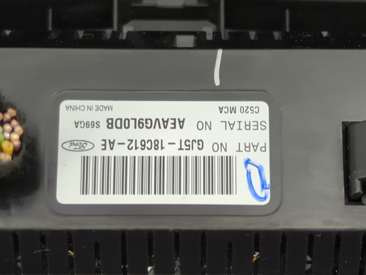 2017 Ford Escape Climate Control Module Temperature AC/Heater Replacement P/N:GJ5T-18C612-AE Fits OEM Used Auto Parts - Oemu