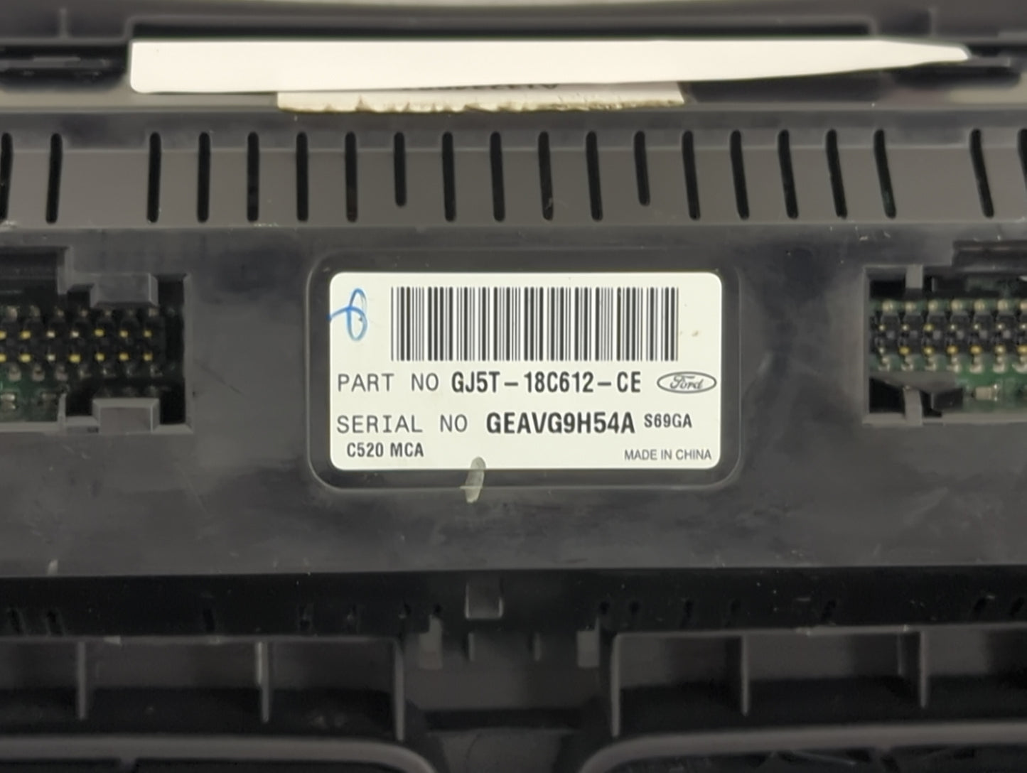 2017 Ford Escape Climate Control Module Temperature AC/Heater Replacement P/N:GJ5T-18C612-CE GEAVG9H54A Fits OEM Used Auto P