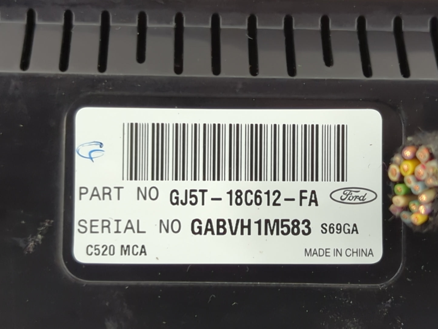 2017 Ford Escape Climate Control Module Temperature AC/Heater Replacement P/N:GJ5T-18C612-FA Fits OEM Used Auto Parts - Oemu