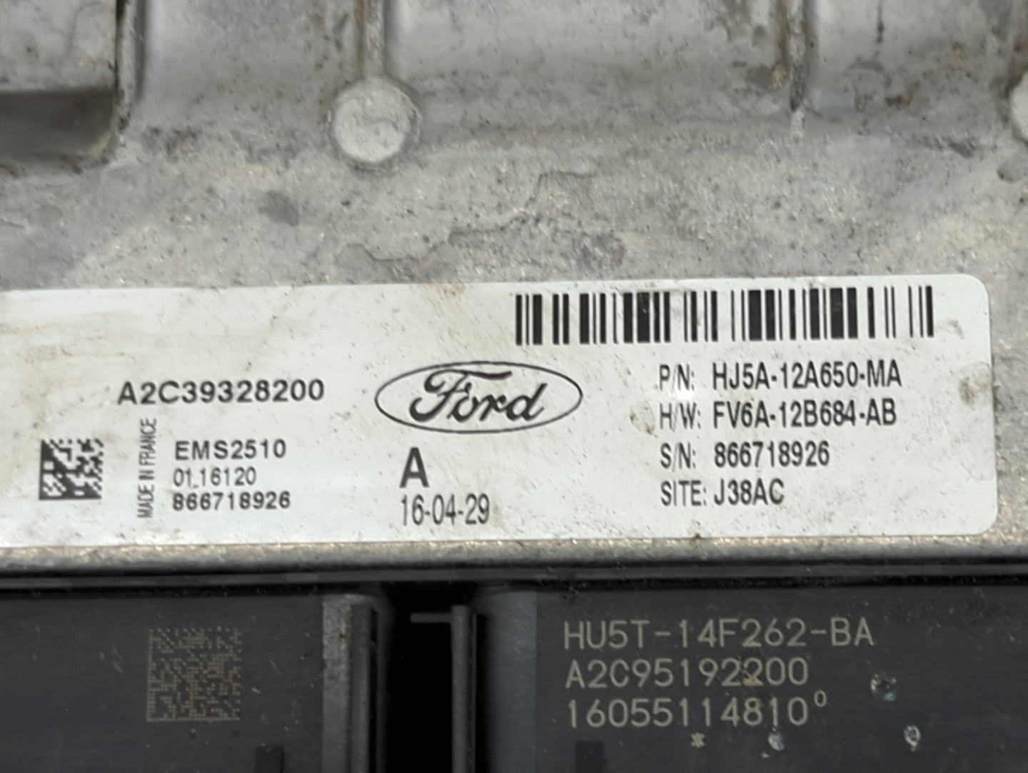 2017-2019 Ford Escape PCM Engine Control Computer ECU ECM PCU OEM P/N:HJ5A-12A650-MA FV6A-12B684-AB Fits Fits 2017 2018 2019