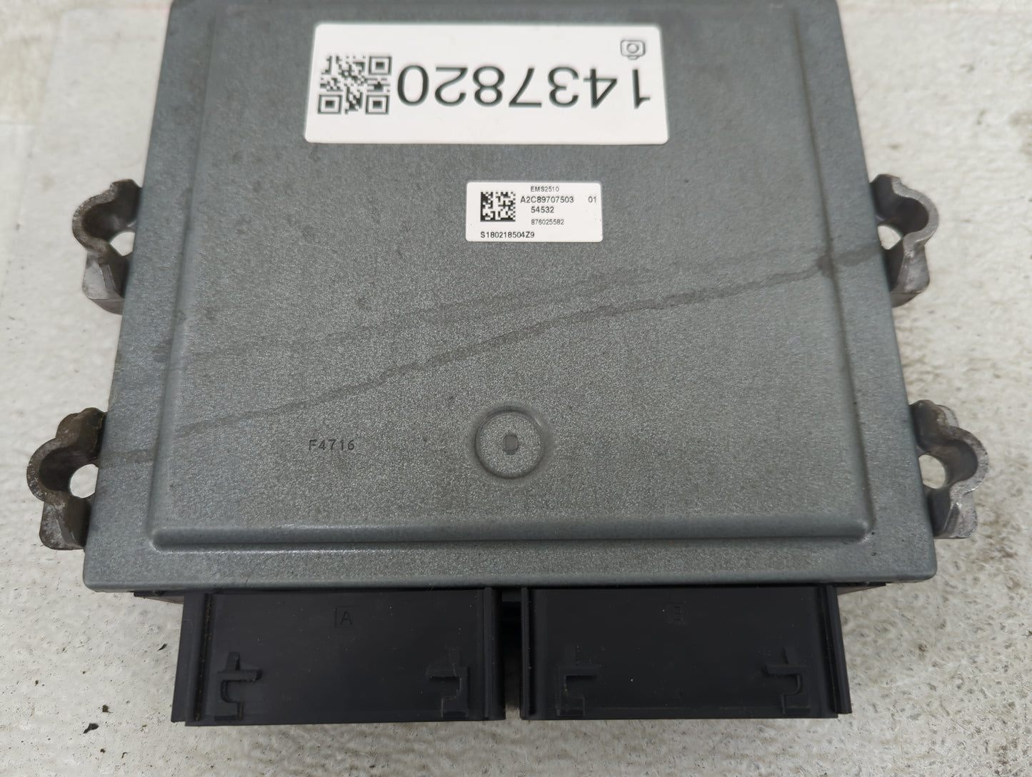 2017-2019 Ford Escape PCM Engine Control Computer ECU ECM PCU OEM P/N:HJ5T-14F242-BA HJ6A-12A650-MA Fits Fits 2017 2018 2019