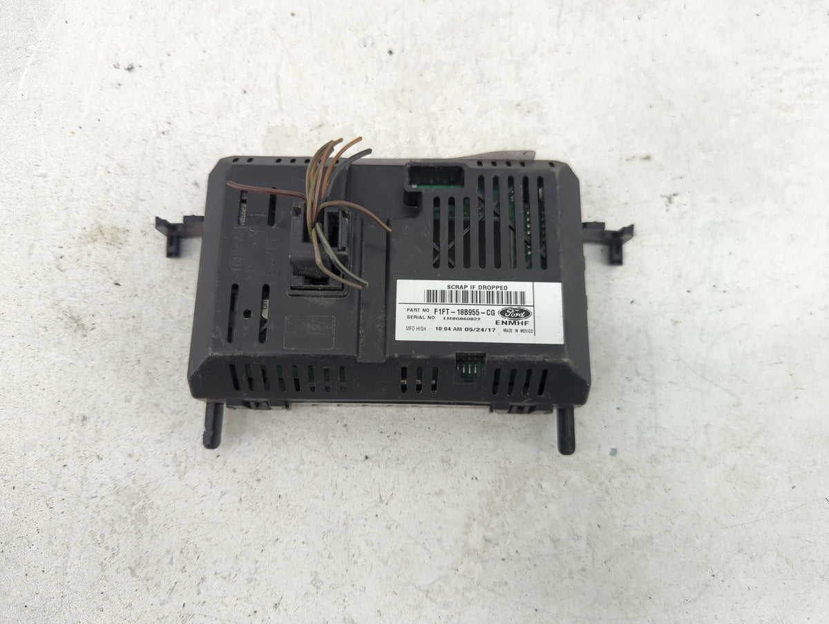 2017 Ford Escape Information Radio Display Screen Black - Oemusedautoparts1.com