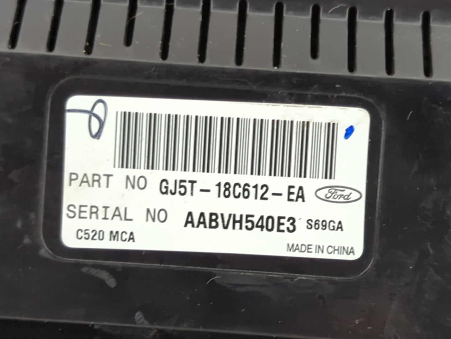2017 Ford Escape Climate Control Module Temperature AC/Heater Replacement P/N:GJ5T-18C612-EA Fits OEM Used Auto Parts - Oemu