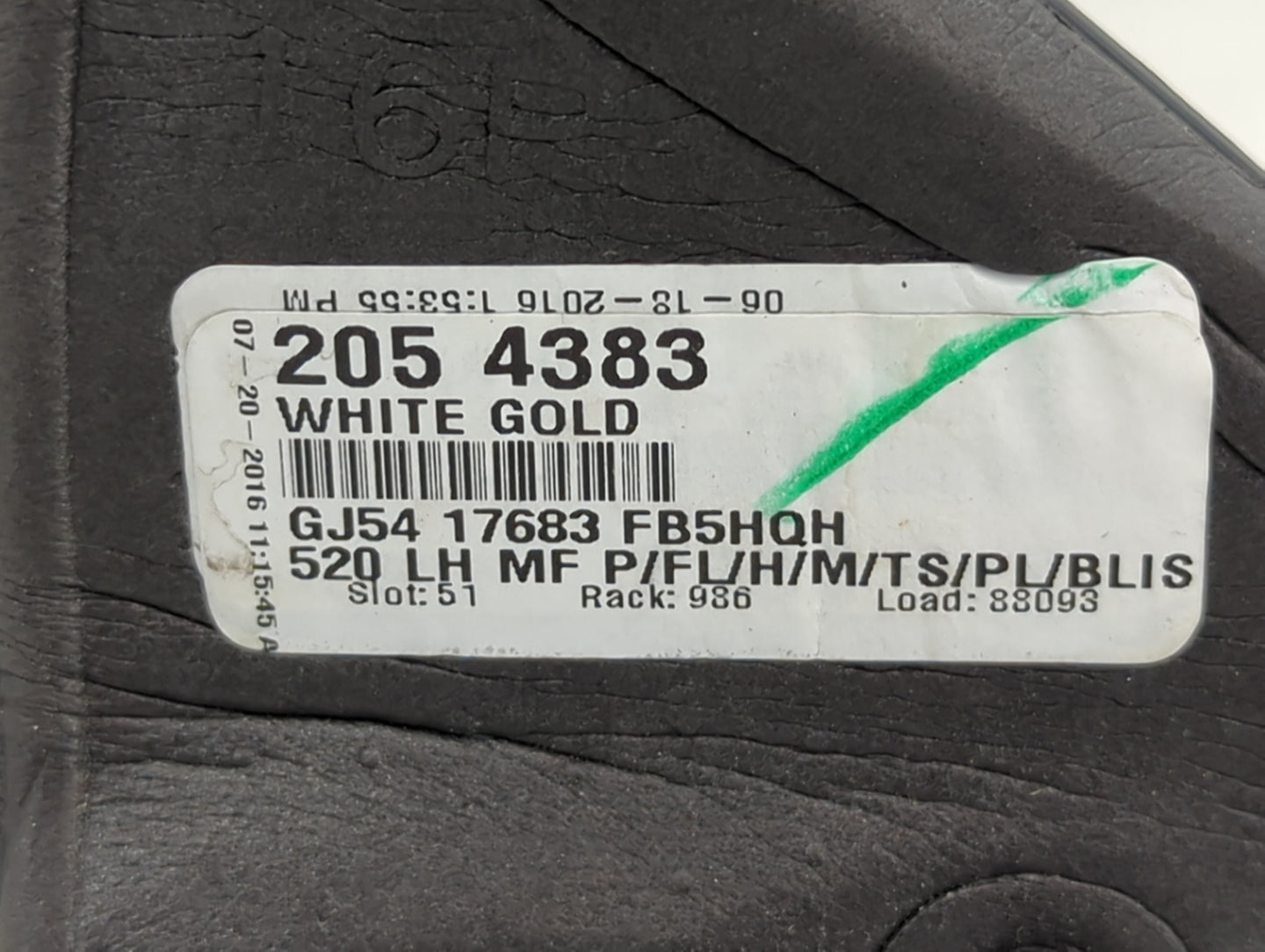 2017-2019 Ford Escape Driver Side View Mirror - Left Door Mirror OEM Used - Oemusedautoparts1.com