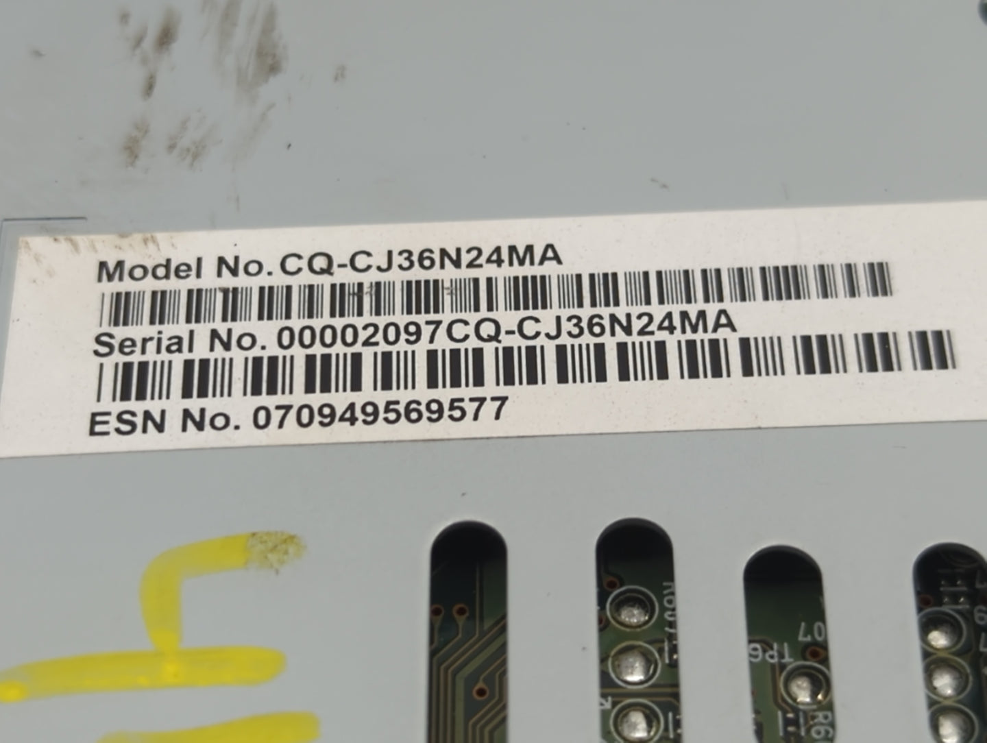2015-2019 Ford Escape Radio AM FM Cd Player Receiver Replacement Fits Fits 2015 2016 2017 2018 2019 OEM Used Auto Parts - Oe