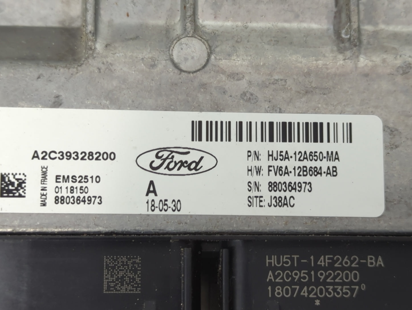 2017-2019 Ford Escape PCM Engine Control Computer ECU ECM PCU OEM P/N:HJ5A-12A650-MA FV6A-12B684-AB Fits Fits 2017 2018 2019
