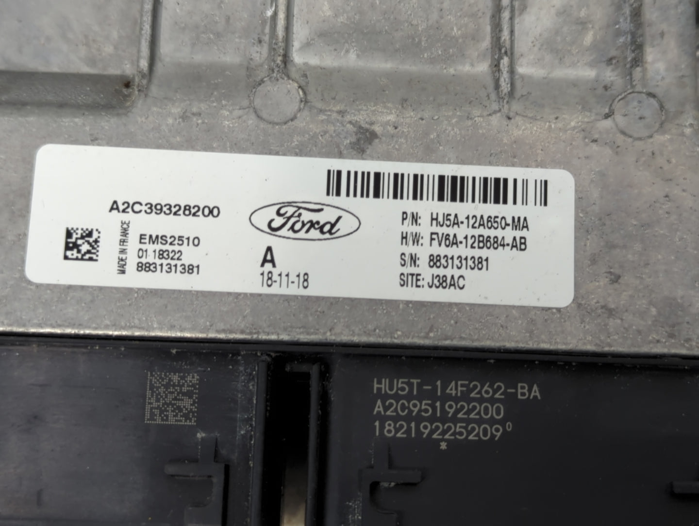 2017-2019 Ford Escape PCM Engine Control Computer ECU ECM PCU OEM P/N:HJ5A-12A650-MA FV6A-12B684-AB Fits Fits 2017 2018 2019