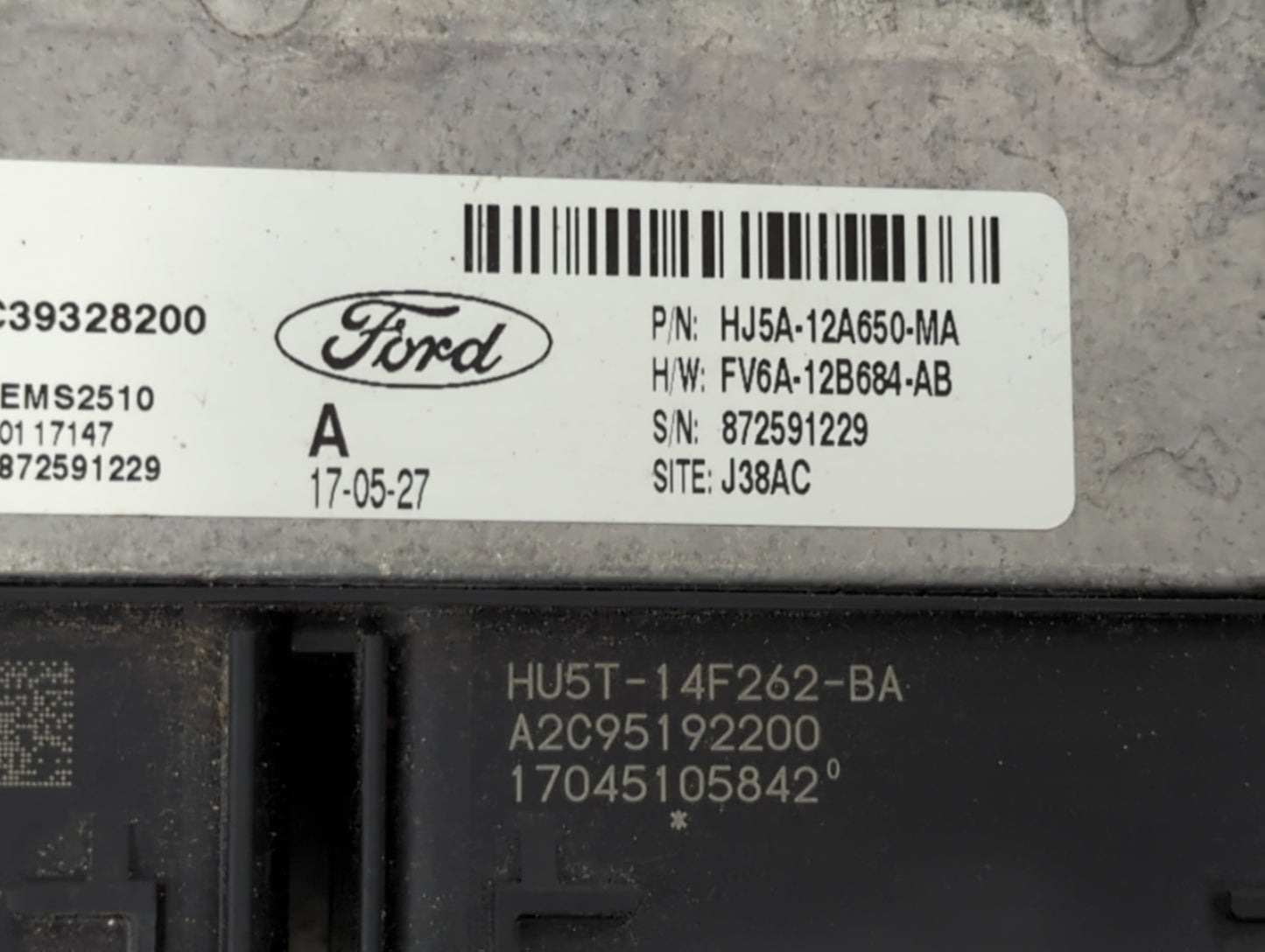 2017-2019 Ford Escape PCM Engine Control Computer ECU ECM PCU OEM P/N:HJ5A-12A650-MA FV6A-12B684-AB Fits Fits 2017 2018 2019
