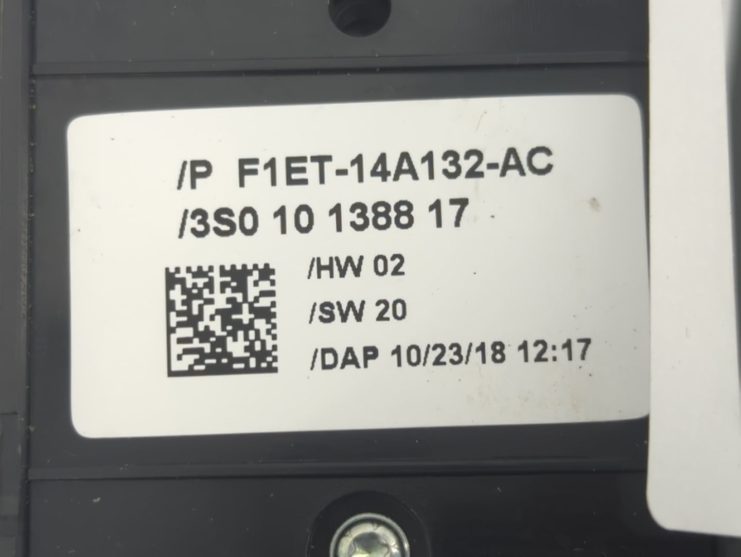 2013-2019 Ford Escape Master Power Window Switch Replacement Driver Side Left P/N:F1ET-14A132-AC Fits OEM Used Auto Parts - 
