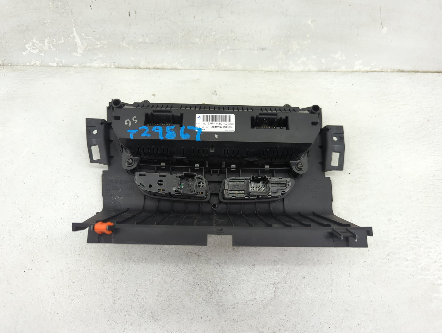 2017 Ford Escape Climate Control Module Temperature AC/Heater Replacement P/N:GJ5T-18C612-CC Fits OEM Used Auto Parts - Oemu