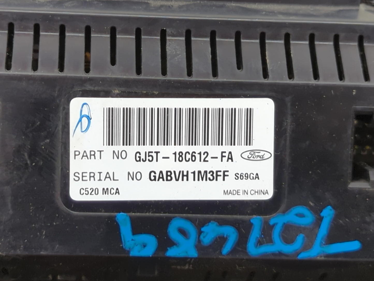 2017 Ford Escape Climate Control Module Temperature AC/Heater Replacement P/N:GJ5T-18612-FA Fits OEM Used Auto Parts - Oemus