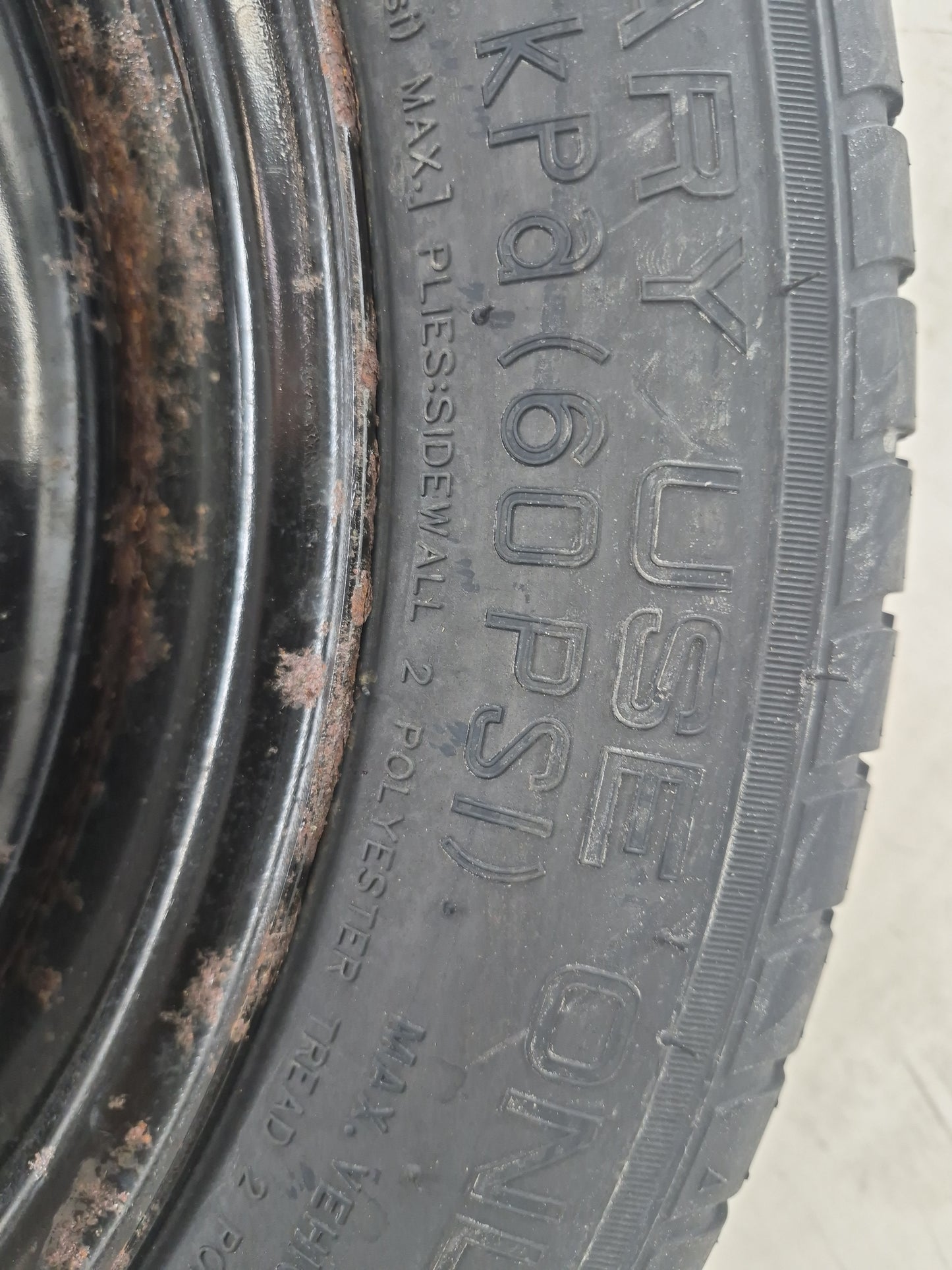 2013-2019 Ford Escape Spare Donut Tire Wheel Rim Oem 1461763 - Oemusedautoparts1.com