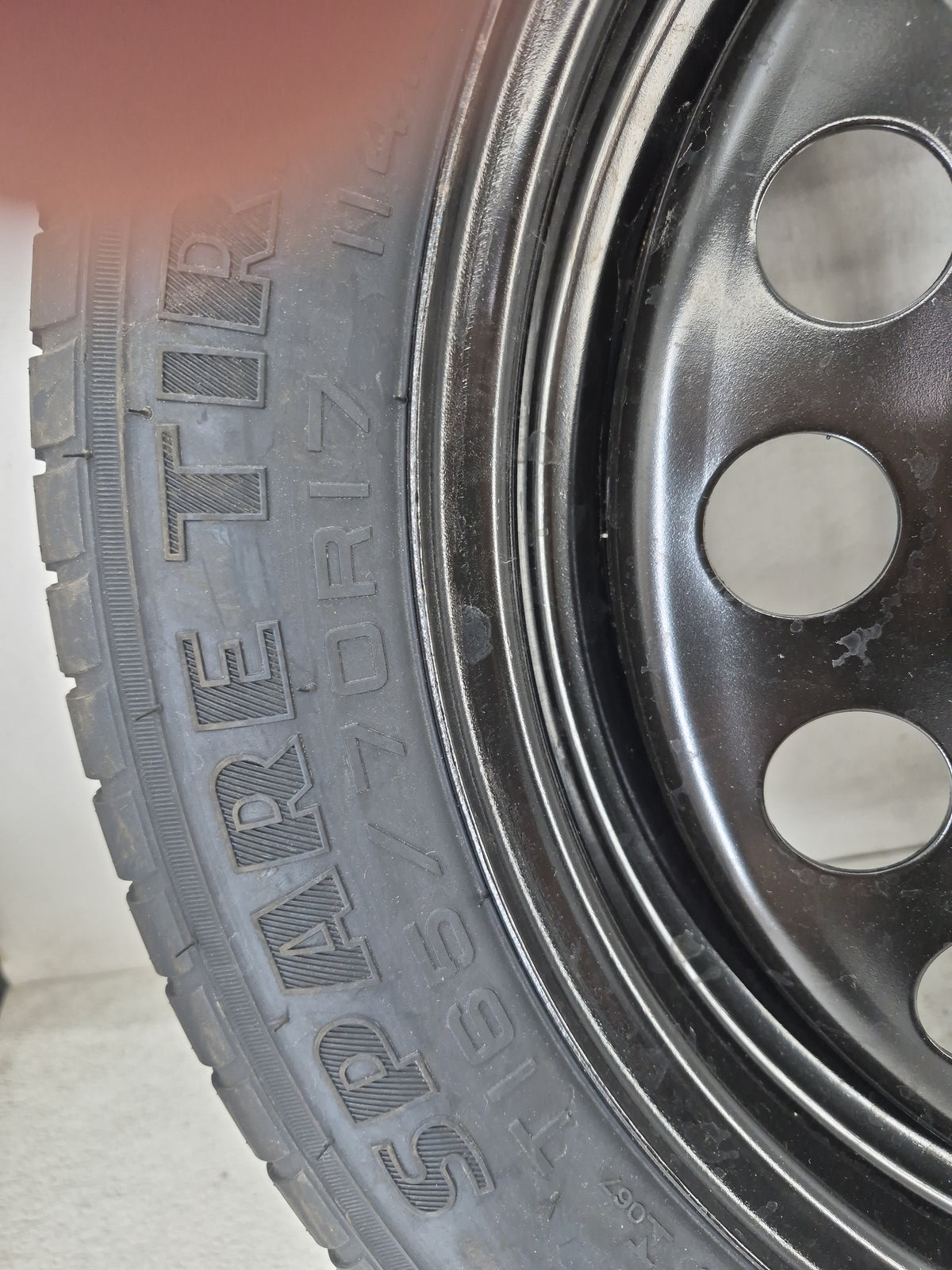 2013-2019 Ford Escape Spare Donut Tire Wheel Rim Oem Black - Oemusedautoparts1.com