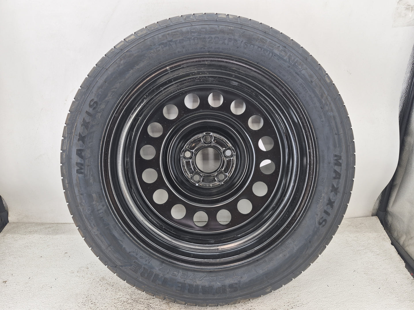 2013-2019 Ford Escape Spare Donut Tire Wheel Rim Oem Black - Oemusedautoparts1.com
