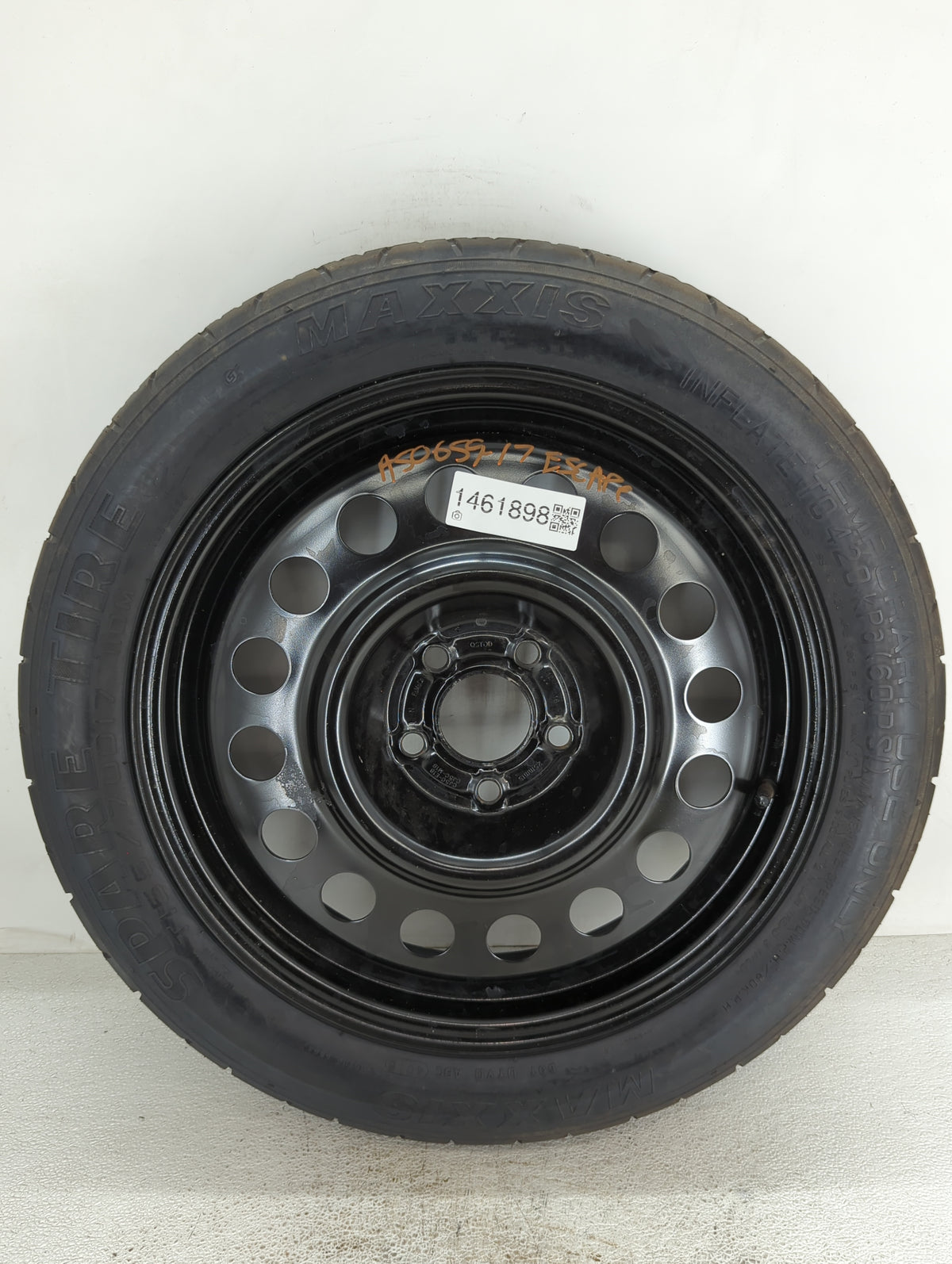 2017 Ford Escape Spare Donut Tire Wheel Rim Oem - Oemusedautoparts1.com