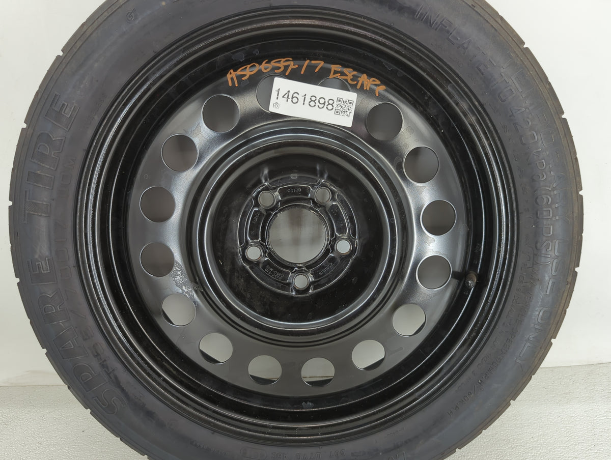 2013-2019 Ford Escape Spare Donut Tire Wheel Rim Oem 1461898 - Oemusedautoparts1.com