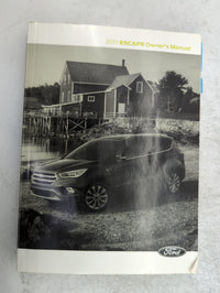 2017 Ford Escape Owners Manual Book Guide P/N:HJ5J 19A321 AB OEM Used Auto Parts - Oemusedautoparts1.com