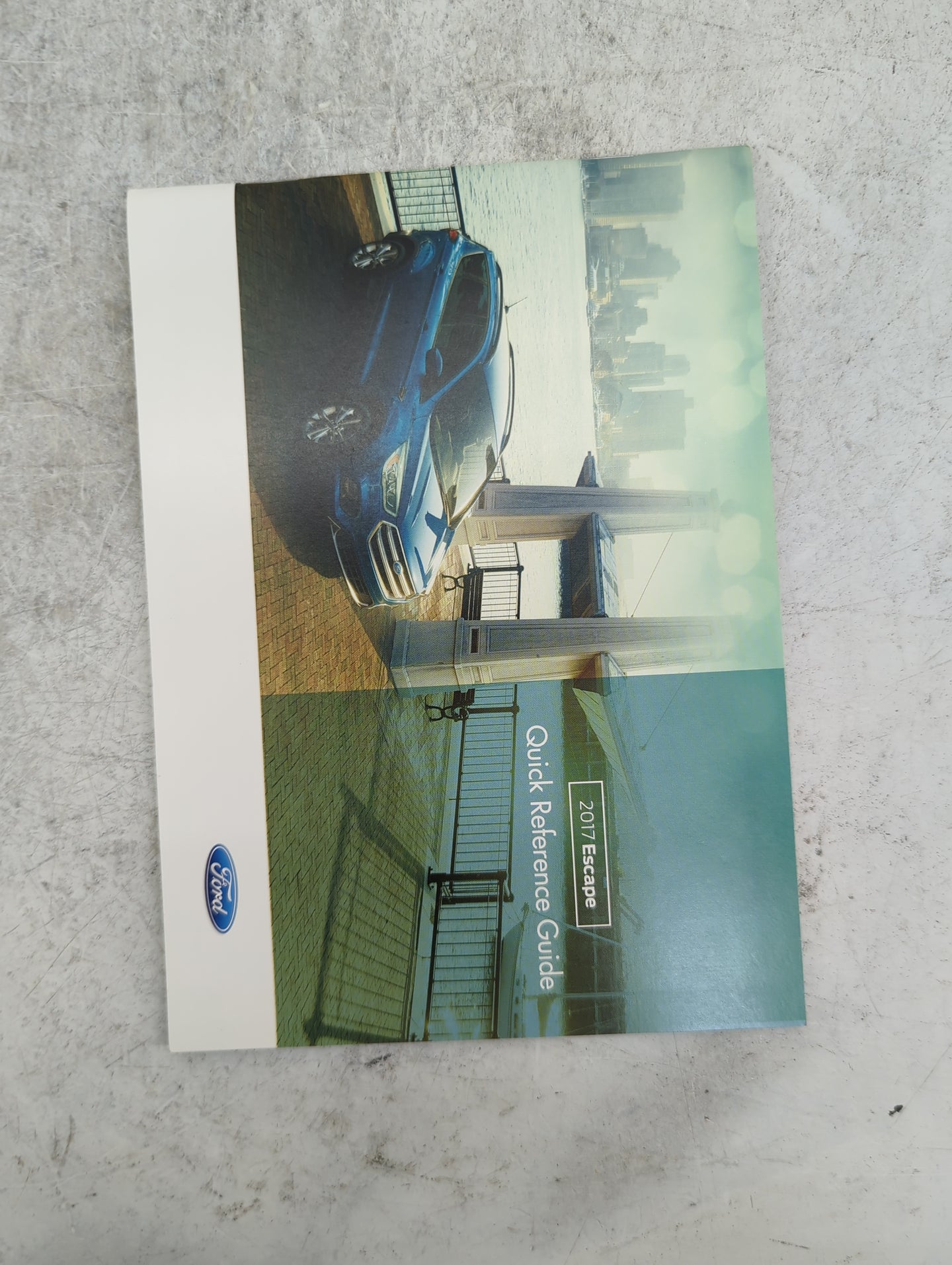 2017 Ford Escape Owners Manual Book Guide P/N:HJ5J 19A321 AB OEM Used Auto Parts - Oemusedautoparts1.com