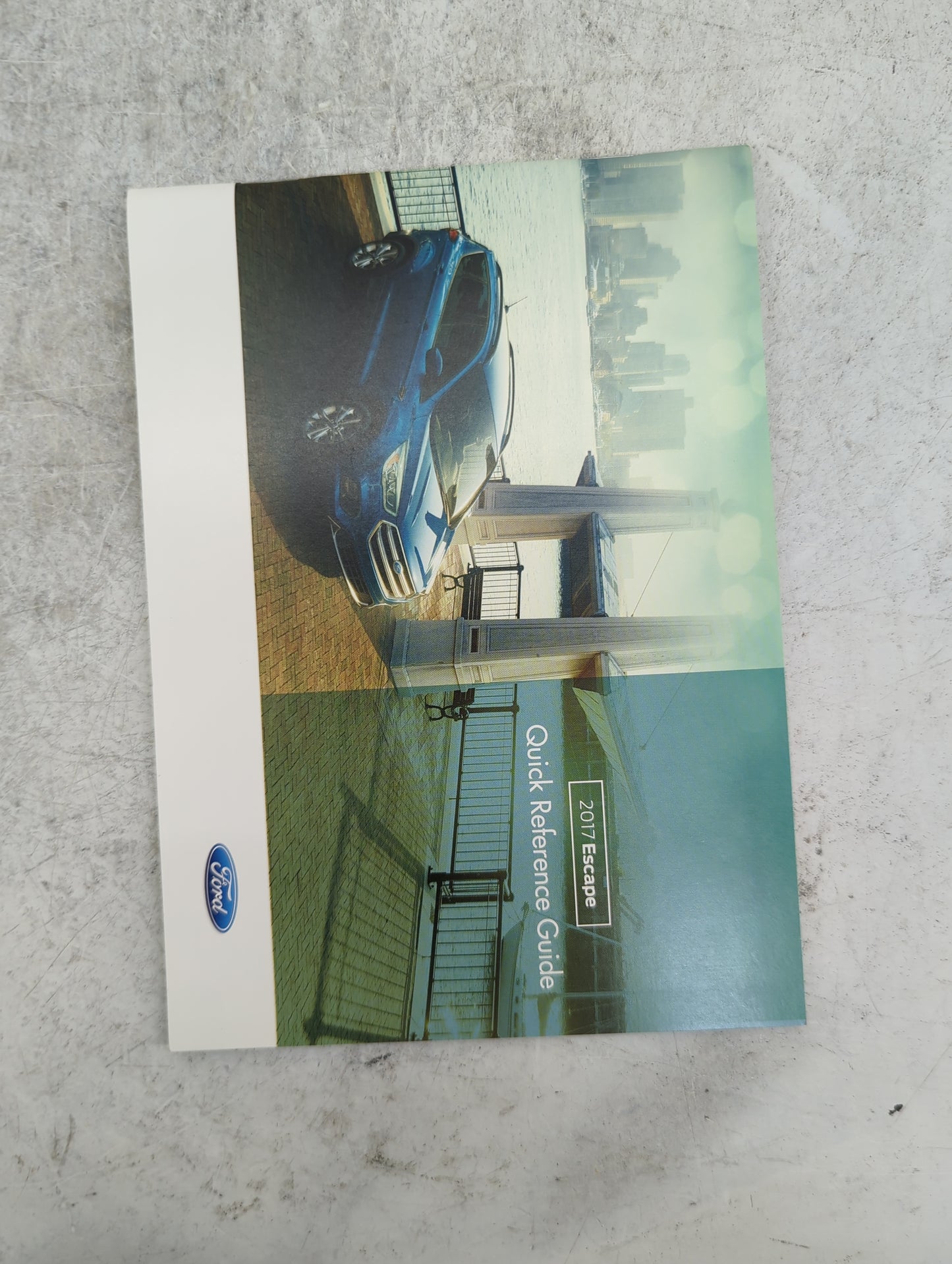 2017 Ford Escape Owners Manual Book Guide P/N:HJ5J 19A321 AB OEM Used Auto Parts - Oemusedautoparts1.com