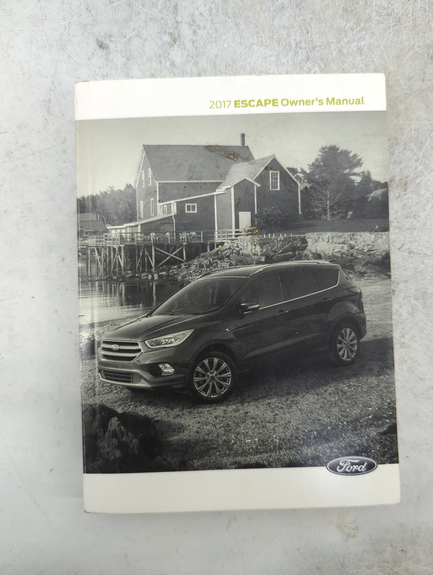 2017 Ford Escape Owners Manual Book Guide P/N:HJ5J19A321AC OEM Used Auto Parts - Oemusedautoparts1.com