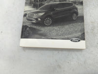 2017 Ford Escape Owners Manual Book Guide P/N:HJ5J19A321AC OEM Used Auto Parts - Oemusedautoparts1.com