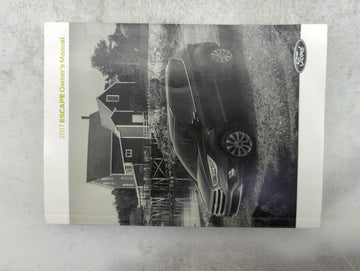 2017 Ford Escape Owners Manual Book Guide P/N:HJ5J19A321AC HJ5J19G217AA OEM Used Auto Parts - Oemusedautoparts1.com