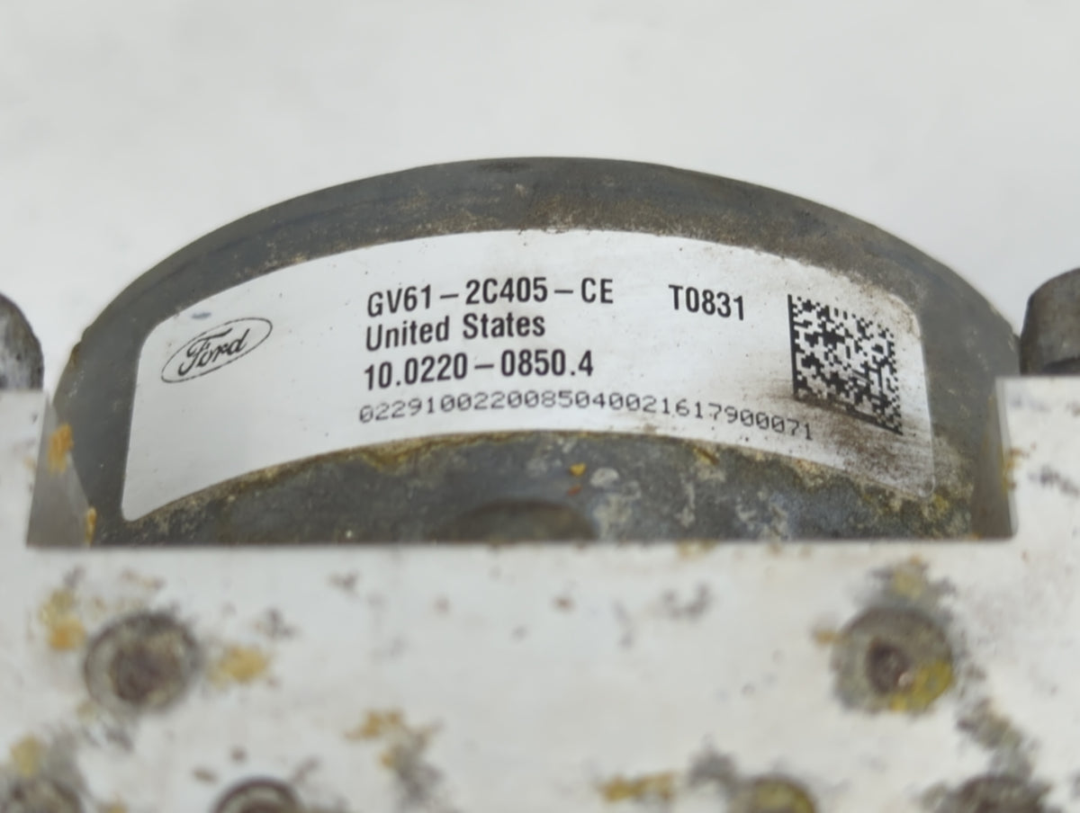 2017-2019 Ford Escape Anti-Lock Brake ABS Pump Module Actuator OEM P/N:GV61-2C405-CE Fits Fits 2017 2018 2019 OEM Used Auto 