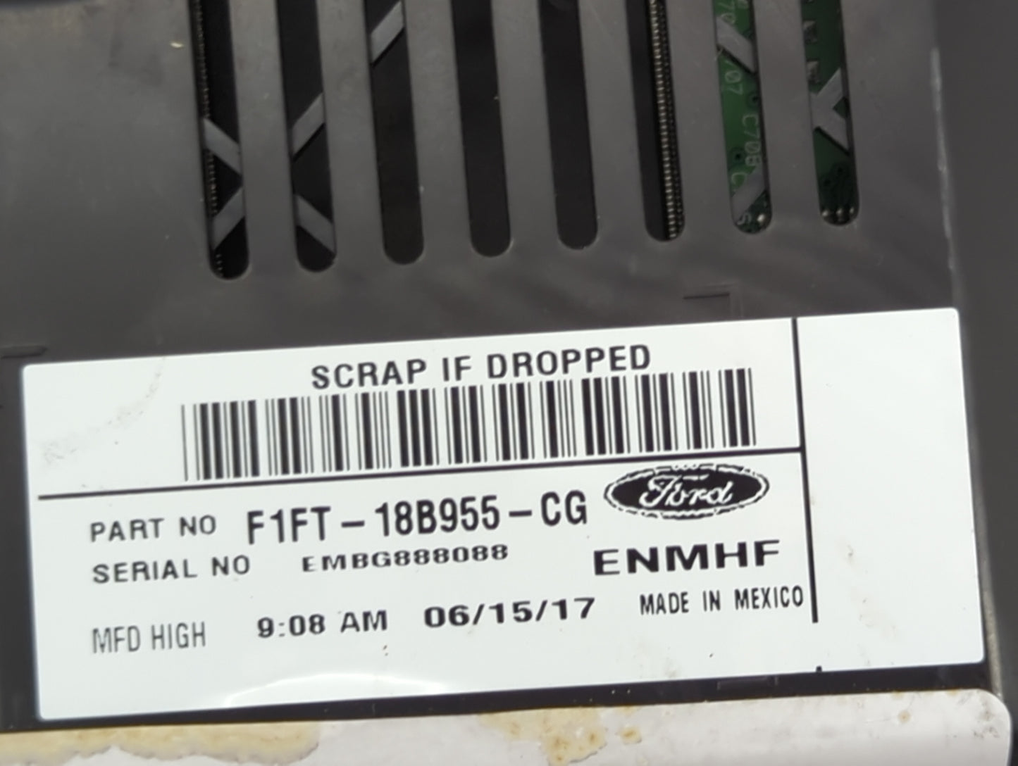2017-2019 Ford Escape Information Display Screen 1467724 - Oemusedautoparts1.com