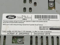 2017 Ford Escape Radio AM FM Cd Player Receiver Replacement P/N:GJ5T-19C107-BD CQ-JJ6N14MC Fits OEM Used Auto Parts - Oemuse