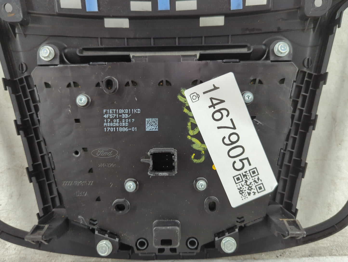 2017-2019 Ford Escape Radio Control Panel 1467905 - Oemusedautoparts1.com
