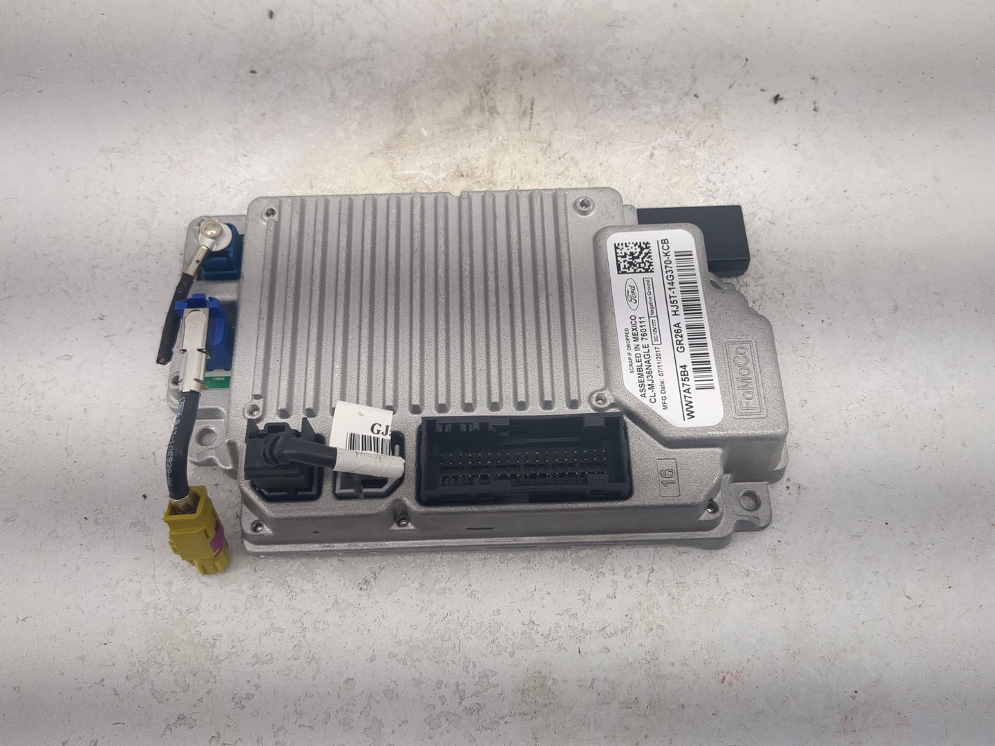 2017 Ford Escape PCM Engine Control Computer ECU ECM PCU OEM P/N:HJ5T-14G370-KCB WW7A75B4, GR26A Fits OEM Used Auto Parts - 