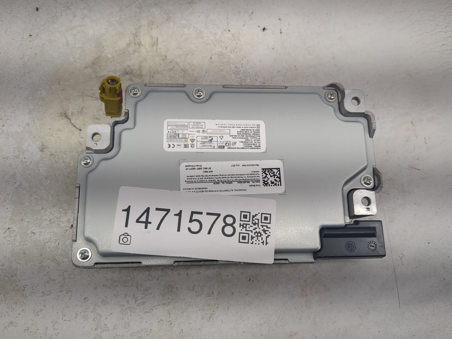 2017 Ford Escape PCM Engine Control Computer ECU ECM PCU OEM P/N:HJ5T-14G370-KCB WW7A75B4, GR26A Fits OEM Used Auto Parts - 