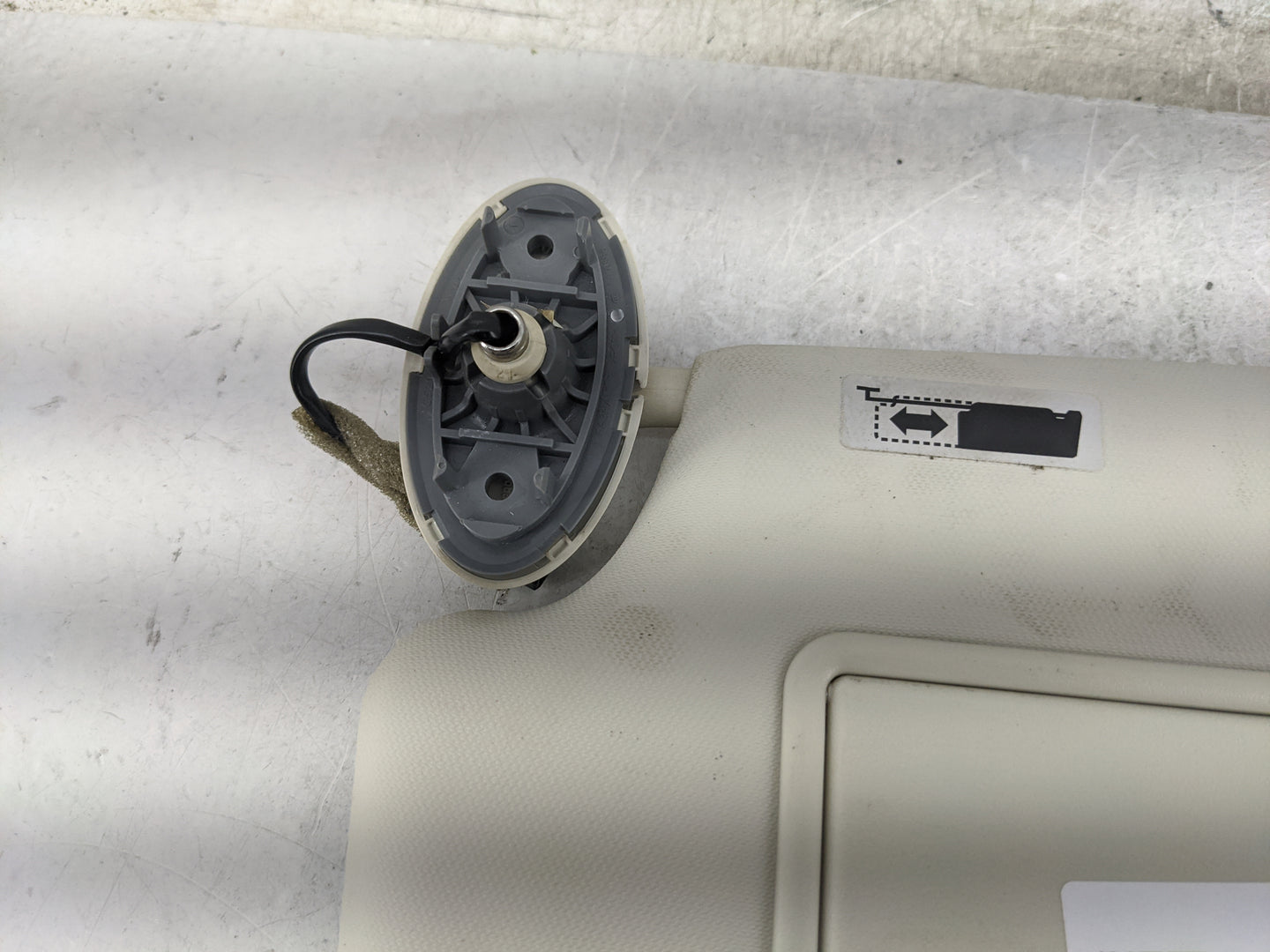 2013-2019 Ford Escape Sun Visor Shade Replacement Driver Left Mirror Fits Fits 2013 2014 2015 2016 2017 2018 2019 OEM Used A
