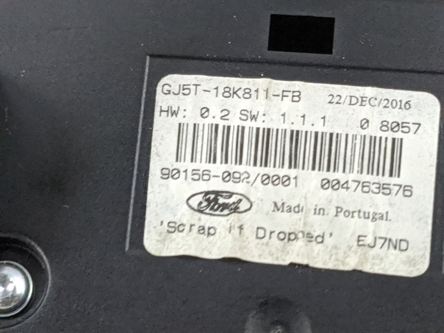 2017-2019 Ford Escape Radio Control Panel Black 1474783 - Oemusedautoparts1.com