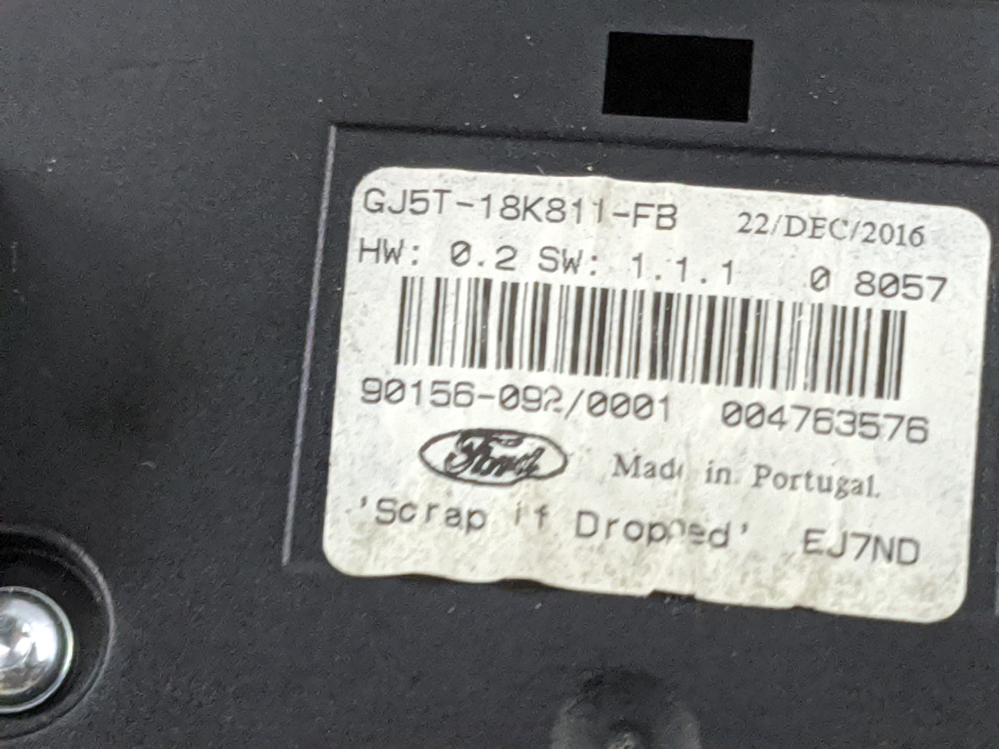 2017-2019 Ford Escape Radio Control Panel Black 1474783 - Oemusedautoparts1.com