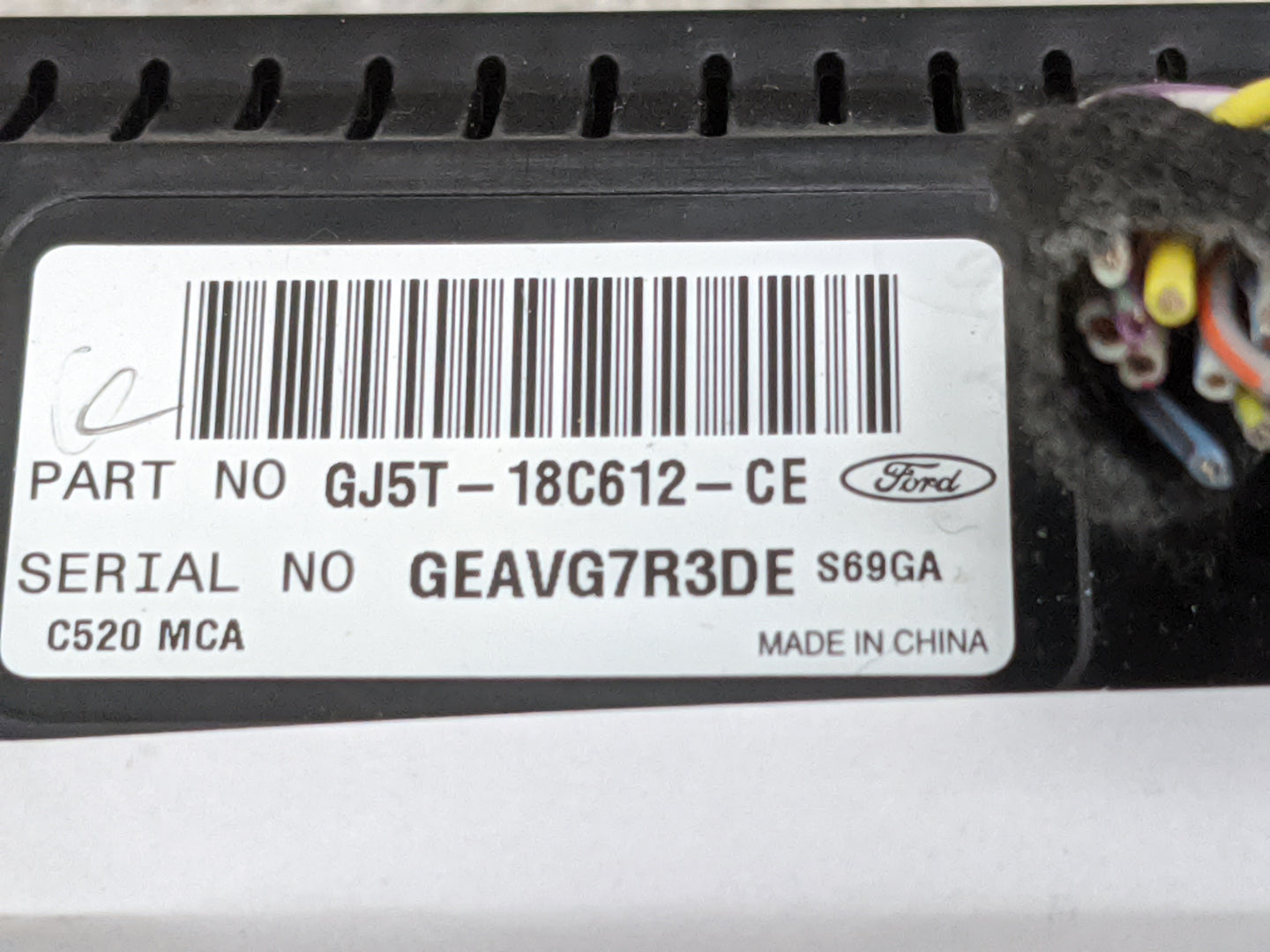 2017 Ford Escape Climate Control Module Temperature AC/Heater Replacement P/N:GJ5T-18C612-CE Fits OEM Used Auto Parts - Oemu