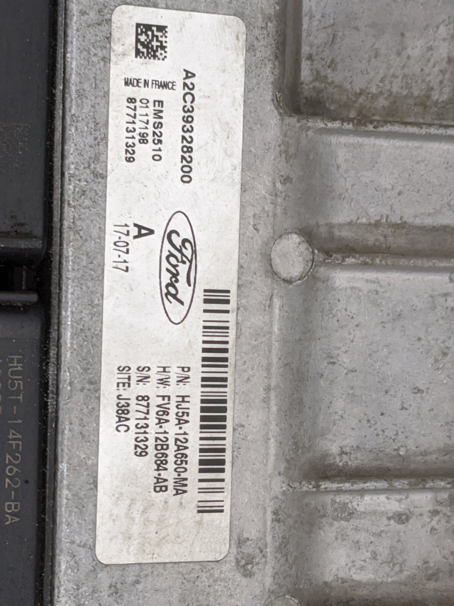 2017-2019 Ford Escape PCM Engine Control Computer ECU ECM PCU OEM P/N:HJ5A-12A650-MA HU5T-14F262-BA Fits Fits 2017 2018 2019