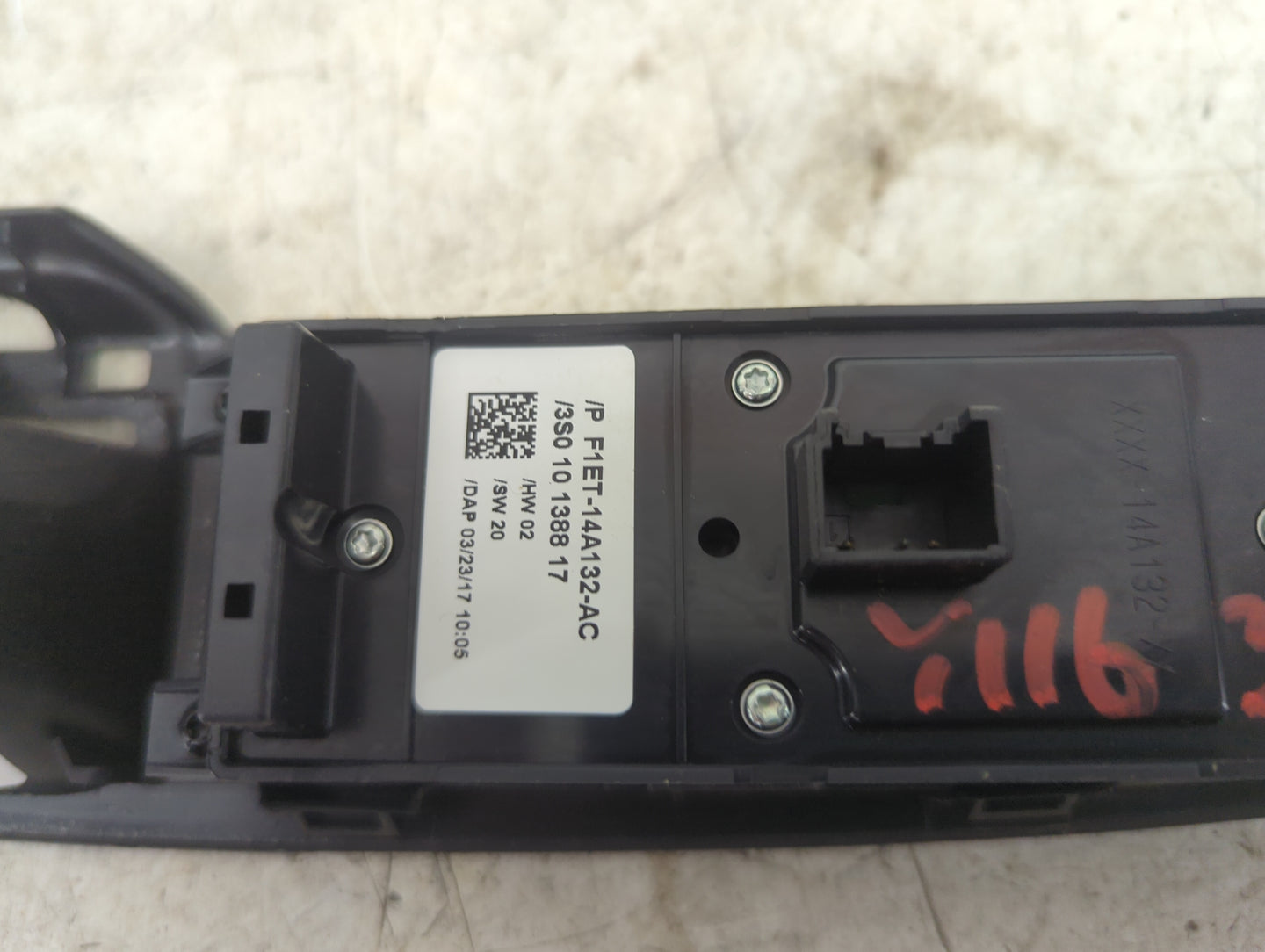 2013-2019 Ford Escape Master Power Window Switch Replacement Driver Side Left P/N:F1ET-14A132-AC 3S0 10 1388 17 Fits OEM Use