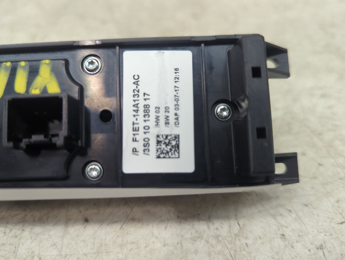 2013-2019 Ford Escape Master Power Window Switch Replacement Driver Side Left P/N:F1ET-14A132-AC Fits OEM Used Auto Parts - 