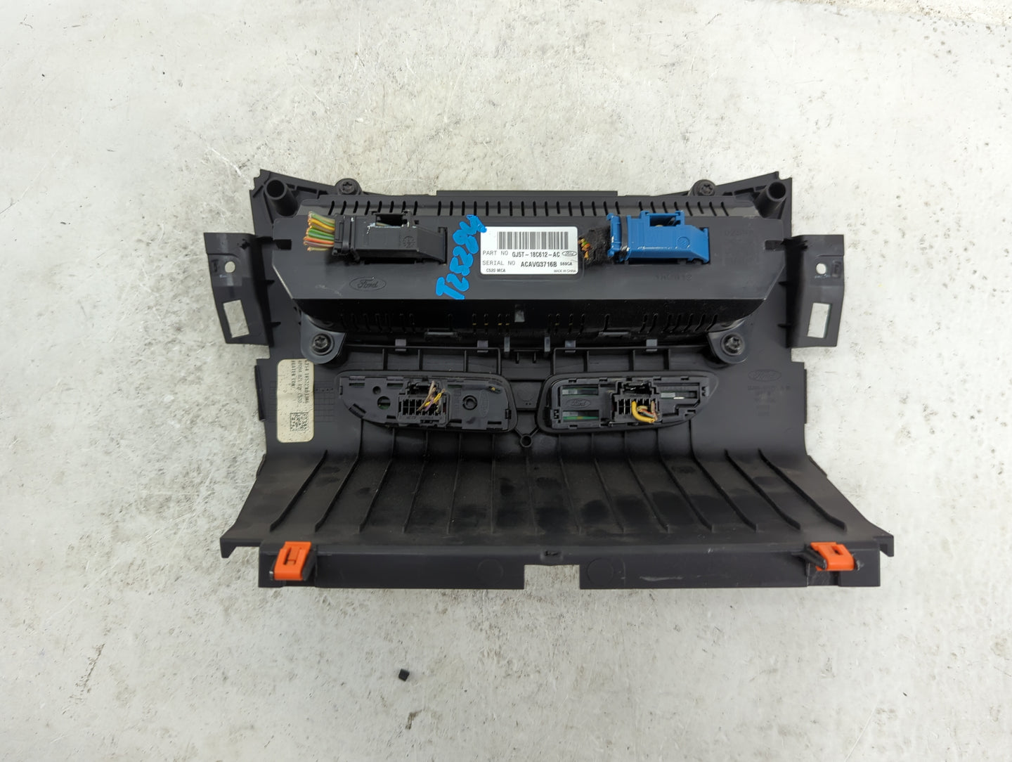 2017 Ford Escape Climate Control Module Temperature AC/Heater Replacement P/N:GJ5T-18C612-AC ACAVG3716B Fits OEM Used Auto P