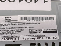 2017 Ford Escape Radio AM FM Cd Player Receiver Replacement P/N:GJ5T-19C107-GD Fits OEM Used Auto Parts - Oemusedautoparts1.