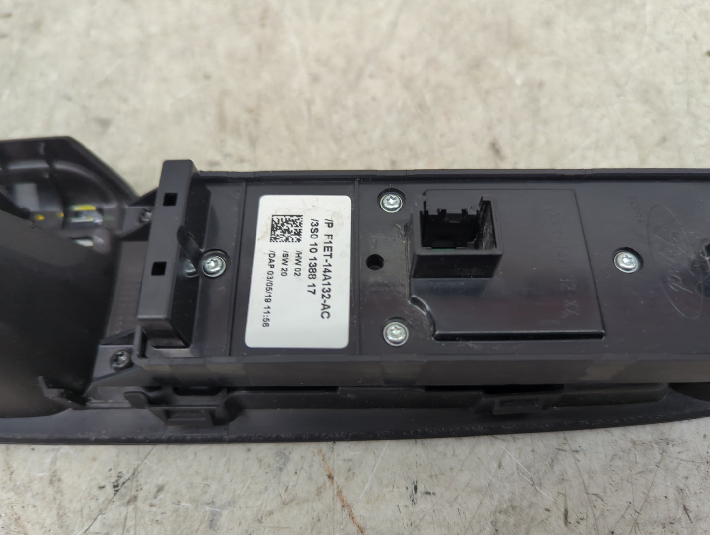 2013-2019 Ford Escape Master Power Window Switch Replacement Driver Side Left P/N:F1ET-14A132-AC Fits OEM Used Auto Parts - 
