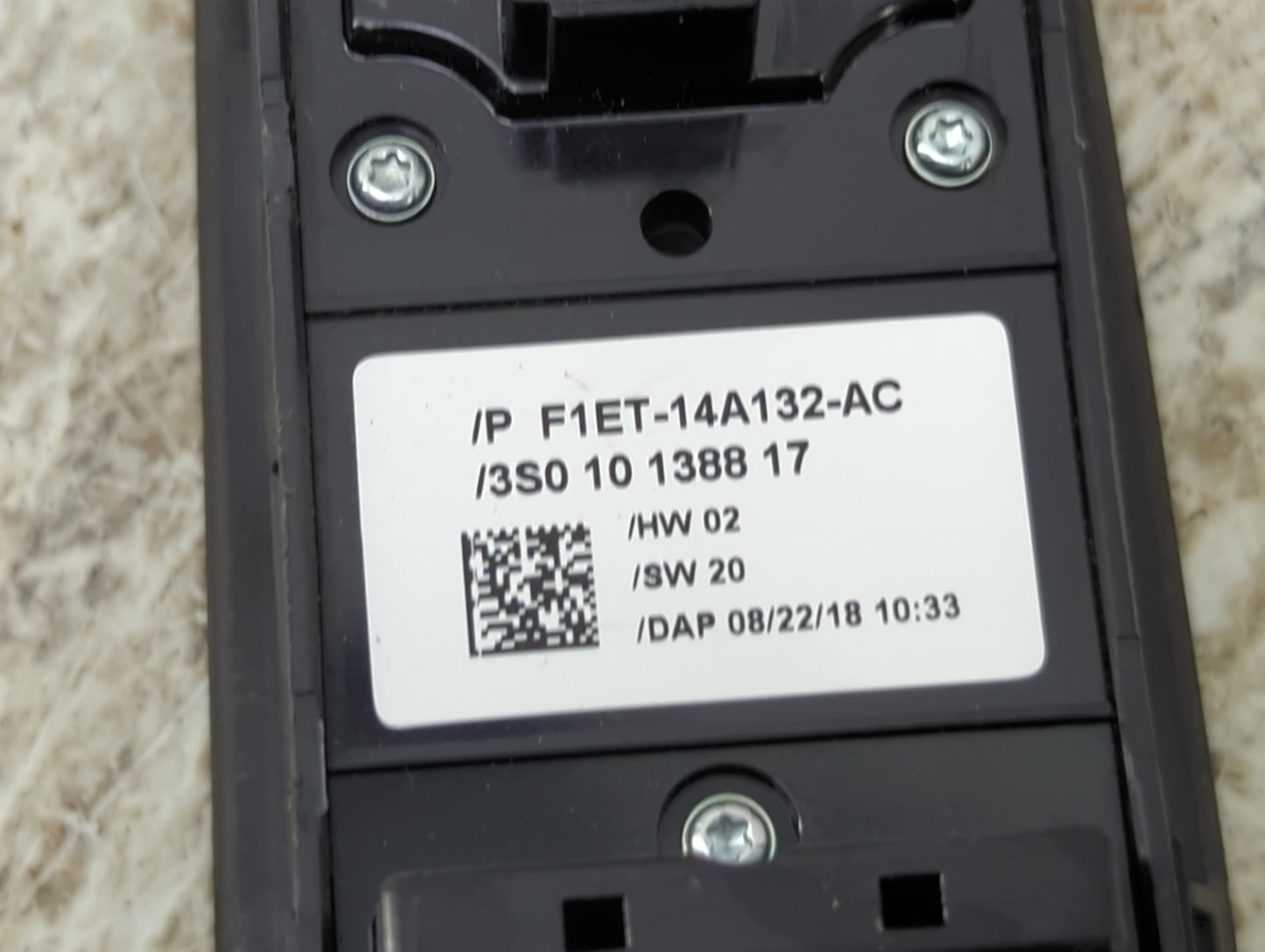 2013-2019 Ford Escape Master Power Window Switch Replacement Driver Side Left P/N:F1ET-14A132-AC Fits OEM Used Auto Parts - 