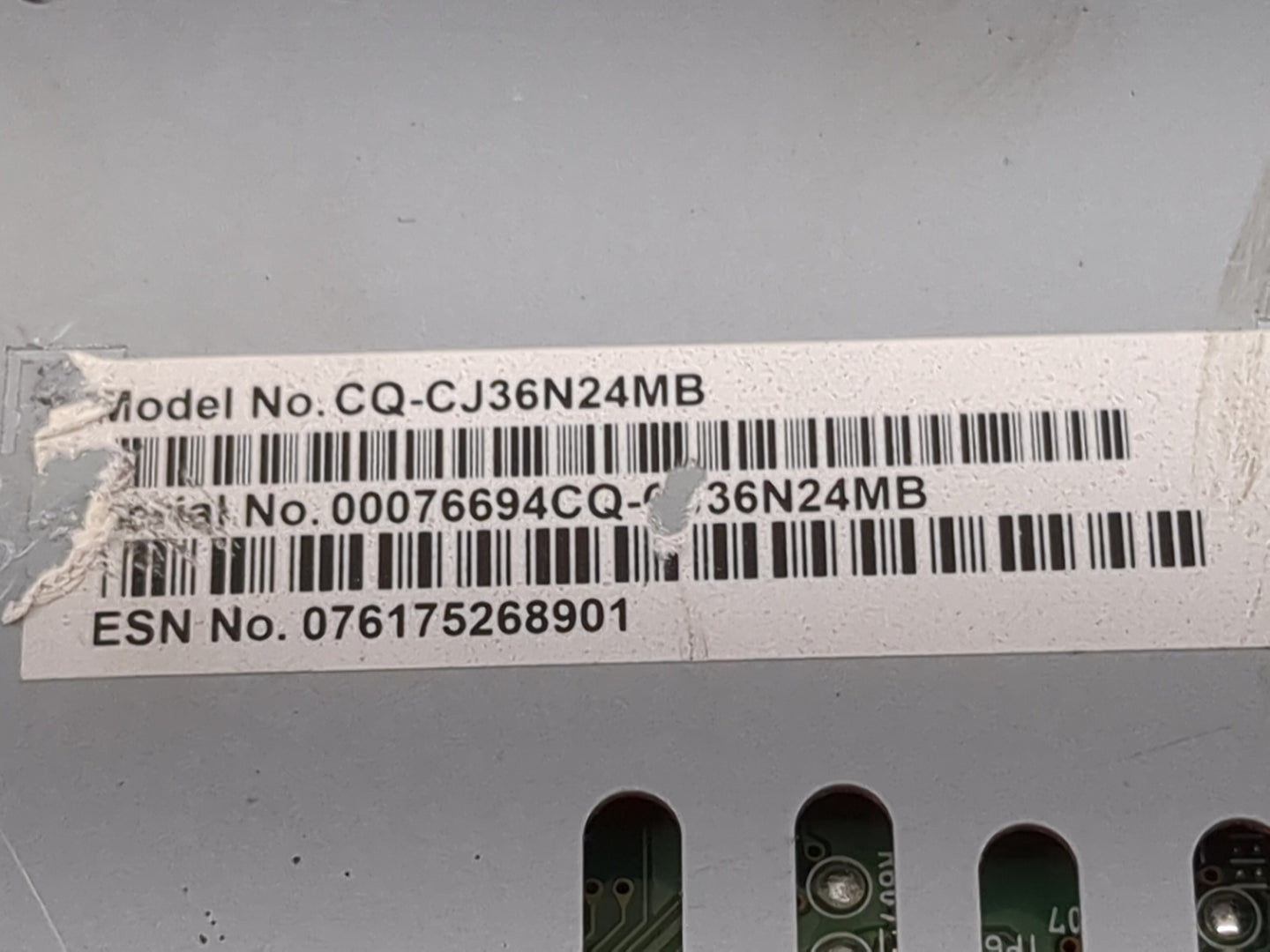 2017 Ford Escape Radio AM FM Cd Player Receiver Replacement P/N:CQ-CJ36N24MB GJ5T-19C107-BA, GJ5T-19C Fits OEM Used Auto Par