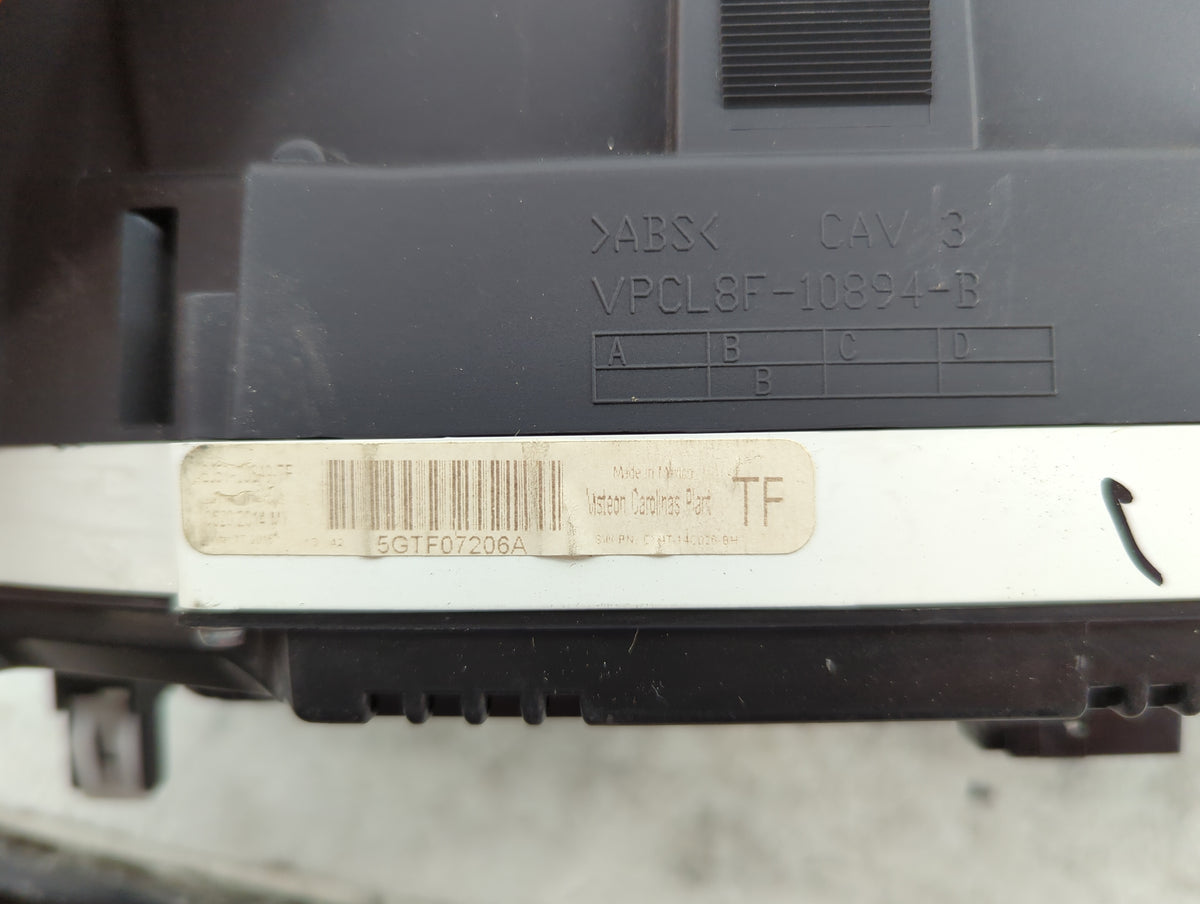 2013-2014 Ford Escape Instrument Cluster Speedometer Gauges P/N:VPCL8F-10894-B 5GTF07206A Miles: Fits Fits 2013 2014 OEM Use