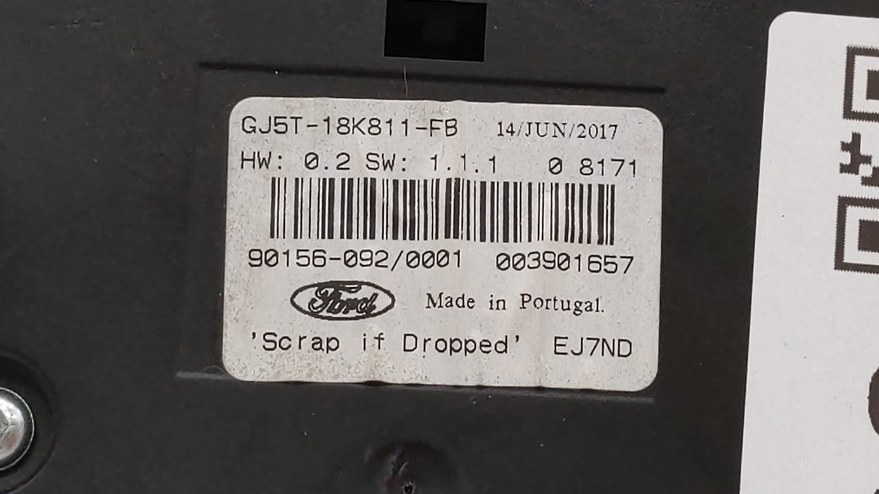 2017-2019 Ford Escape Radio Control Panel - Oemusedautoparts1.com