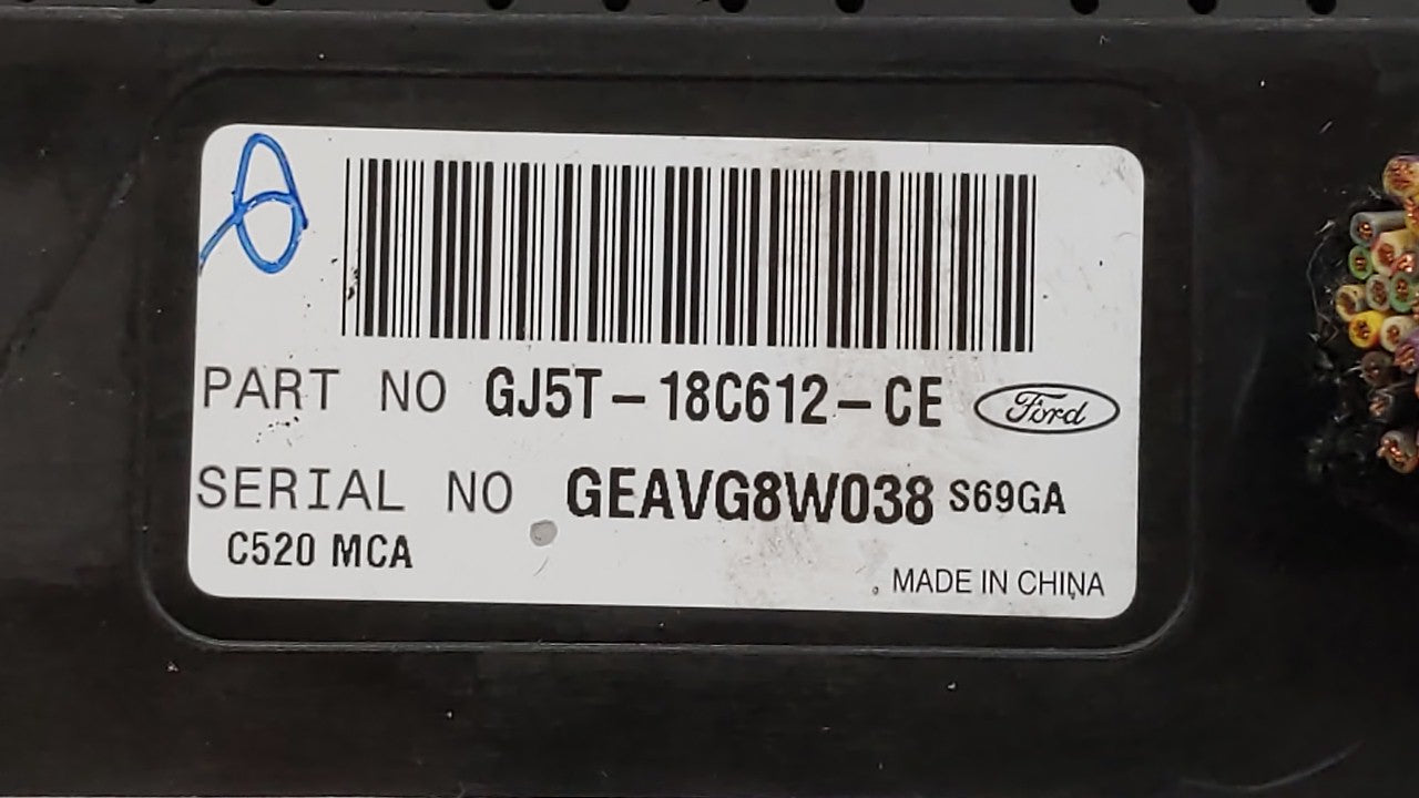 2017 Ford Escape Climate Control Module Temperature AC/Heater Replacement P/N:GJ5T-18C612-FA GJ54-18522-AE3JA6 Fits OEM Used