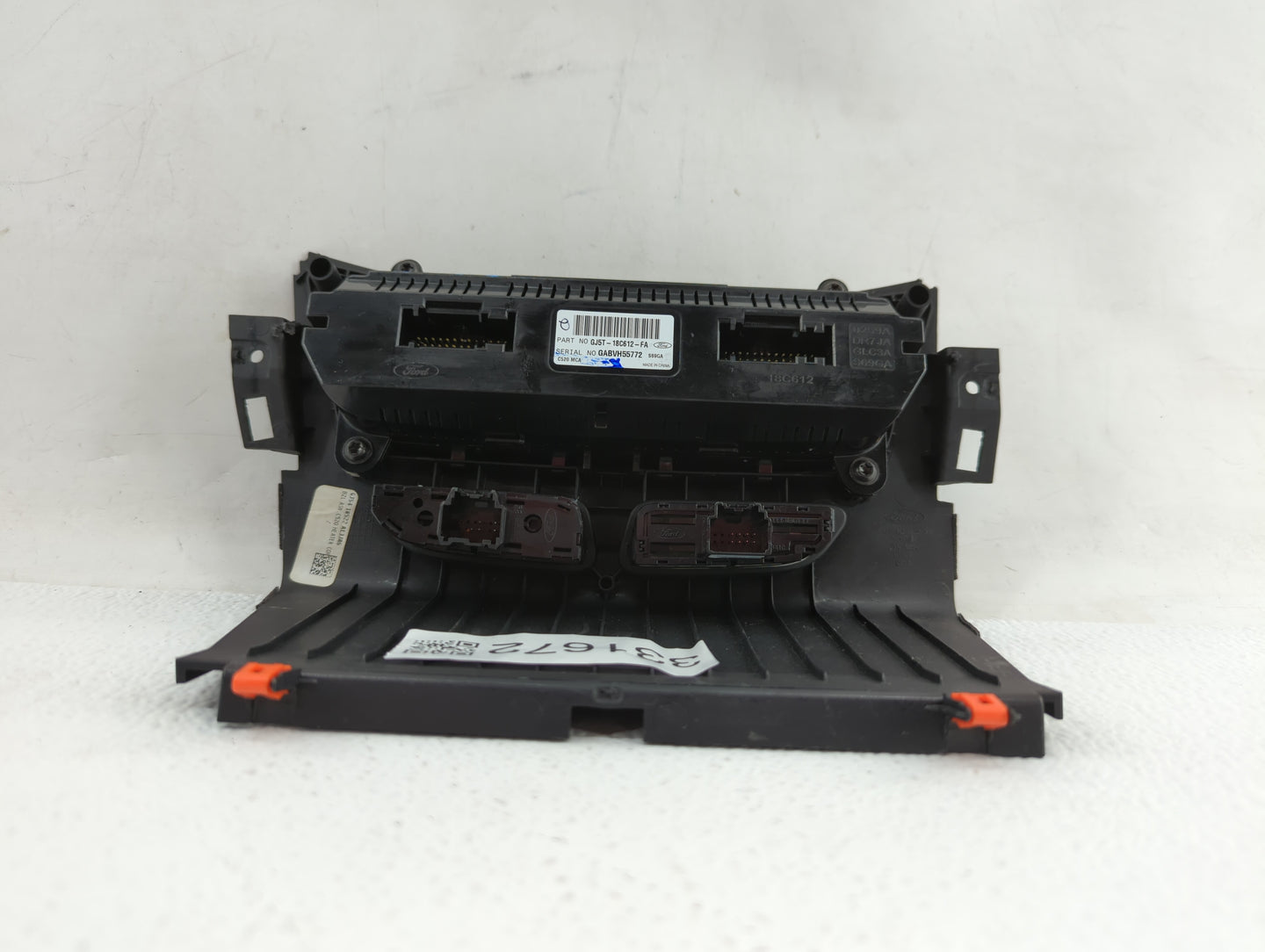 2017 Ford Escape Climate Control Module Temperature AC/Heater Replacement P/N:GJ5T-18C612-FA GJ54-18522-AE3JA6 Fits OEM Used