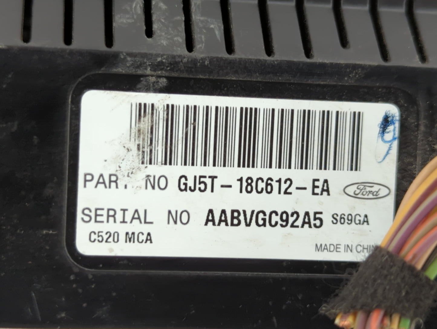 2017 Ford Escape Climate Control Module Temperature AC/Heater Replacement P/N:GJ5T-18C612-EA GJ5T-18C612-FA Fits OEM Used Au